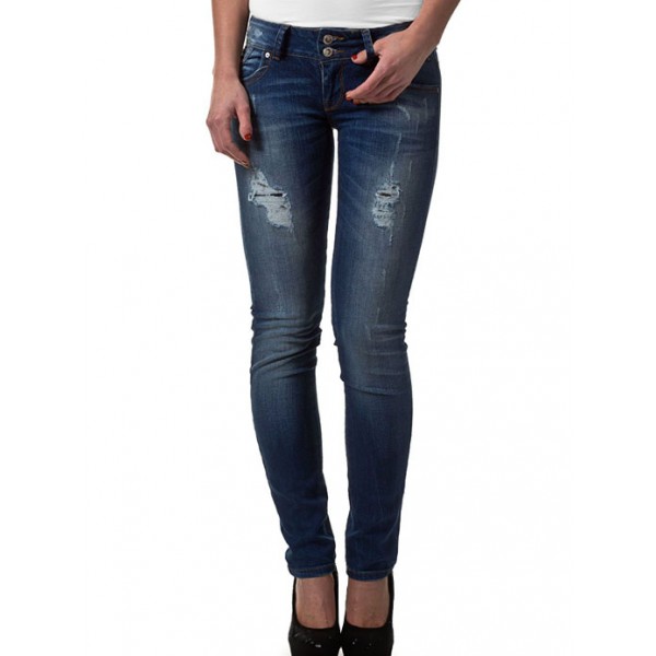 LTB MOLLY γυναικείο παντελόνι jean-σκούρο μπλε 5065-3212